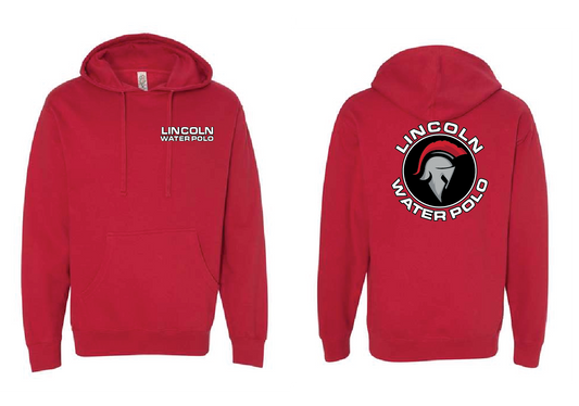 Lincoln Unisex Hoodie - Red