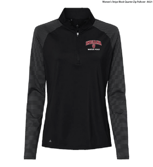 Indiana Women's Adidas 1/4 zip