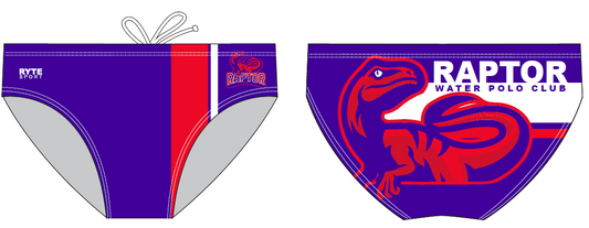 Raptor Water Polo Club Custom Men's Water Polo Suit