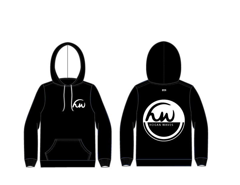 Hogan Waves Unisex Hooded Sweatshirt