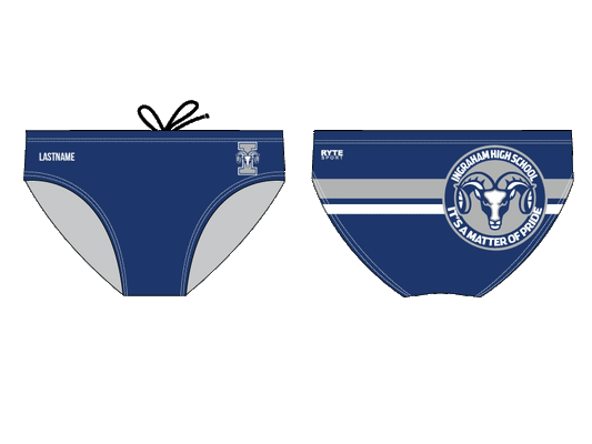 Ingraham Swim Team Custom Men's Swim Brief