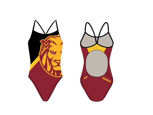 Monte Vista High School Swim 2020 Custom Women’s Active Back Thin Strap Swimsuit
