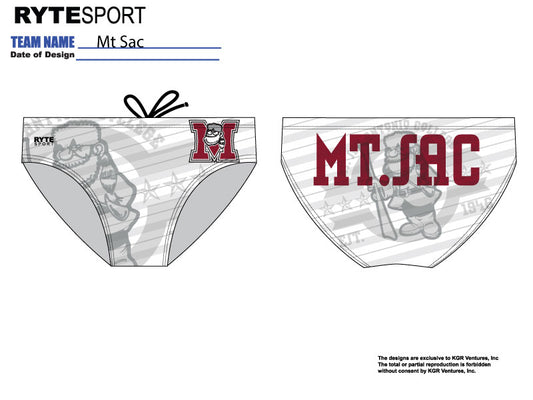 Mt Sac 2018 Swim Team Custom Men's Brief