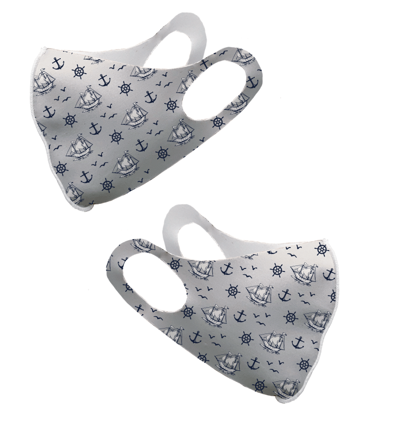 Nautical Olson Face Mask