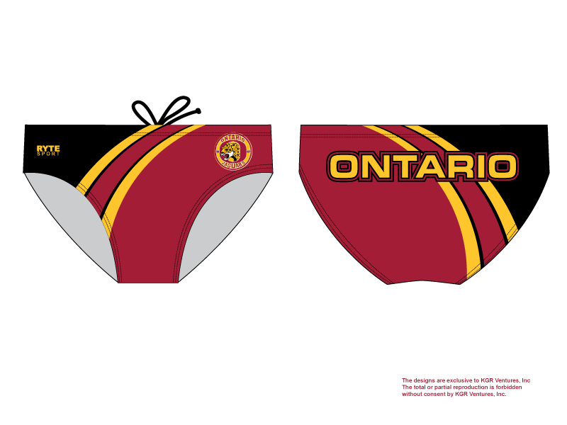 Ontario High School Swim 2020 Custom Men's Swim Brief