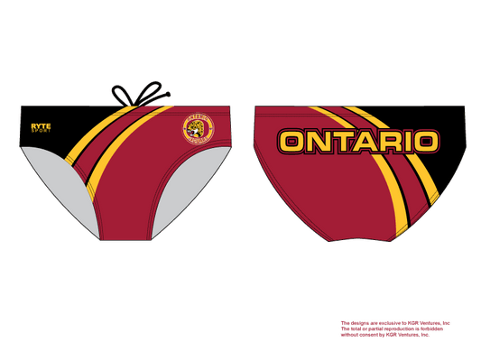 Ontario High School Swim 2020 Custom Men's Swim Brief