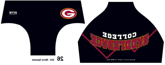 Saddleback College Water Polo Custom Men's Swim & Water Polo Brief