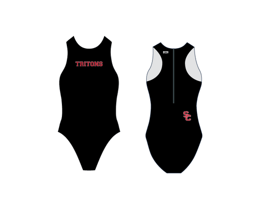 SC Tritons Custom Girls Water Polo Suit - Personalized
