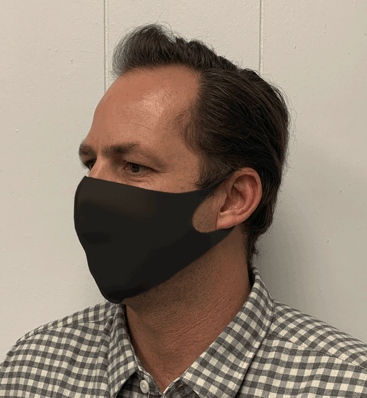 Solid Black Olson Face Mask