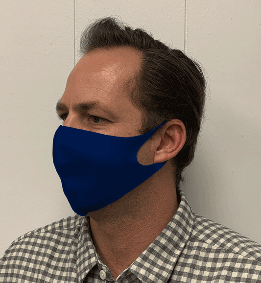 Solid Navy Olson Face Mask