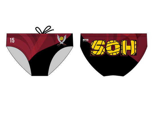 Southwest High School Custom Men's Water Polo Brief