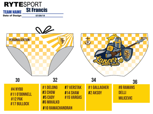 St Francis WP Varsity 2019