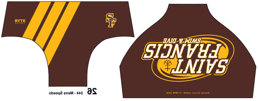 St. Francis High School Custom Men's Swim Brief