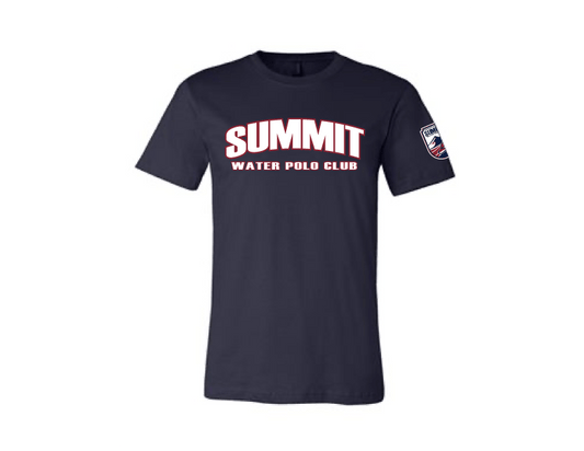 Summit Water Polo Tee Shirt Navy
