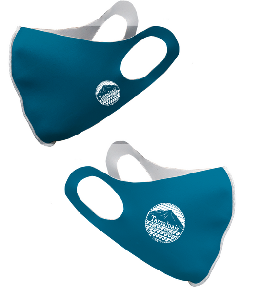 Tamalpais Surf Club Teal Olson Face Mask