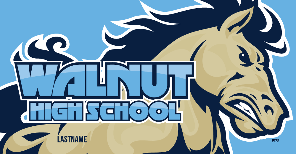Walnut High School 2019 Swim Team Custom Towel