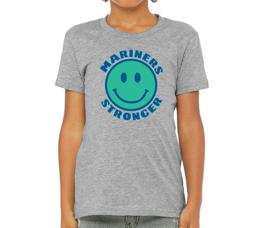 Mariners Foundation Heather Grey Unisex Youth T-Shirt