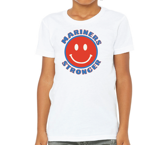 Mariners Foundation White Unisex Youth T-Shirt