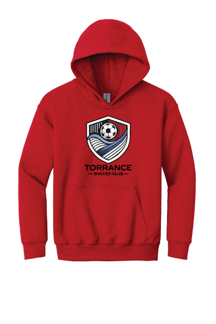Torrance Soccer Club Youth Hoodie - Red