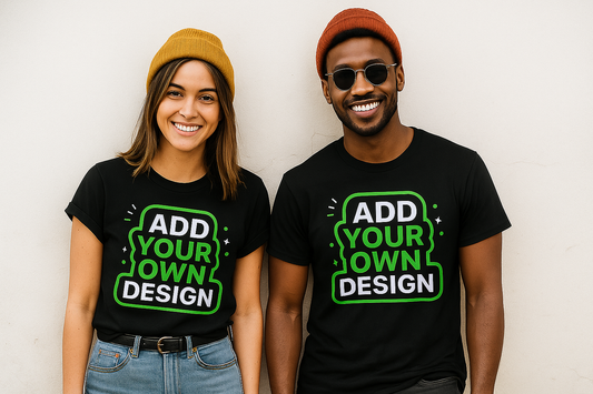 Custom Unisex Short Sleeve T-Shirt - Design Your Own!