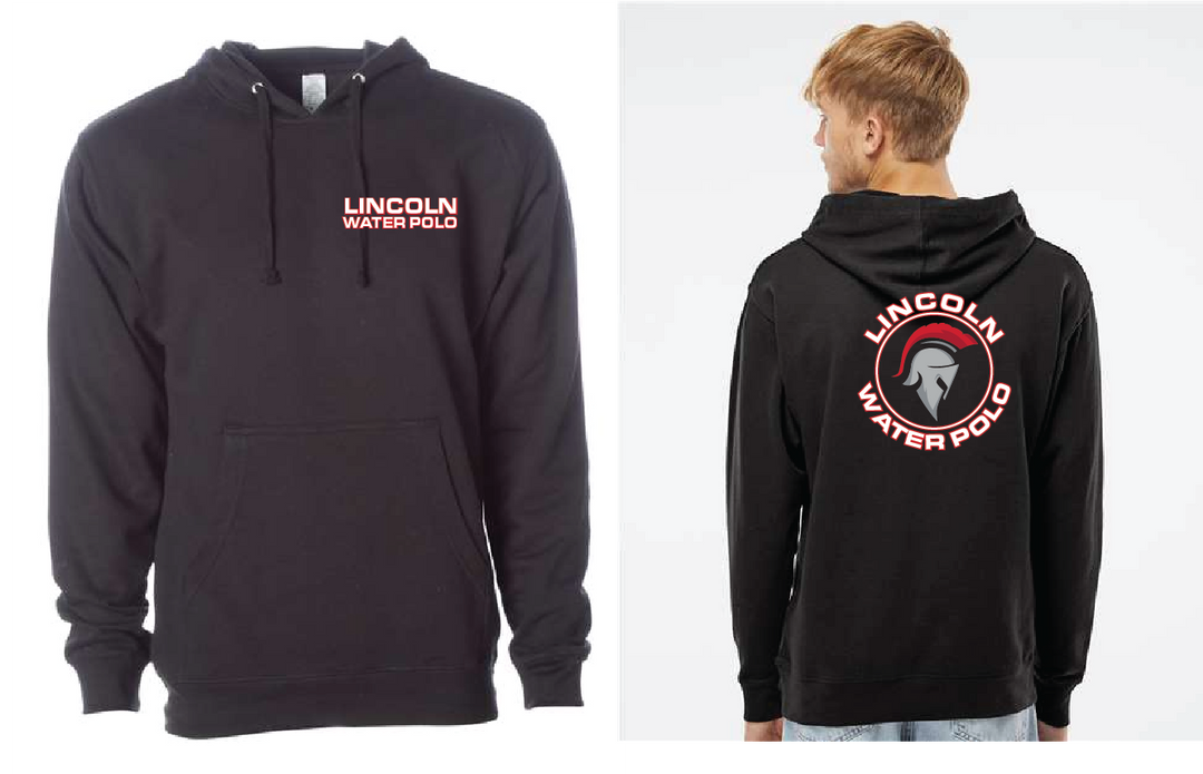 Lincoln Unisex Hoodie - Black