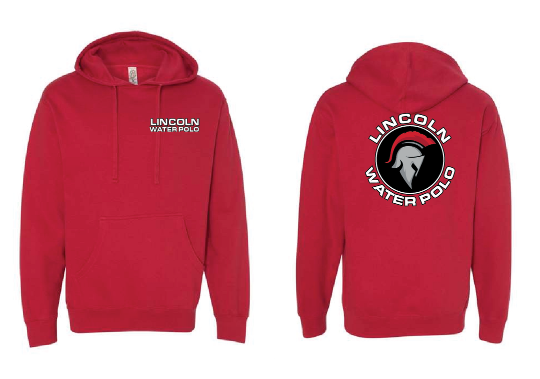 Lincoln Unisex Hoodie - Red