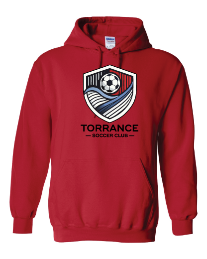 Torrance Soccer Club Adult Hoodie - Red