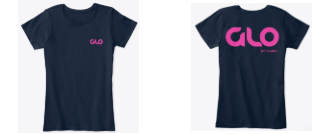Glo Tee - Navy