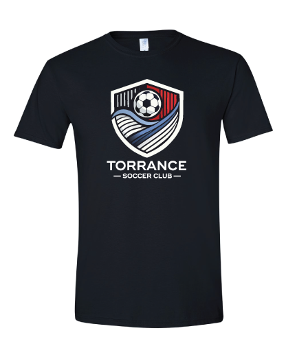 Torrance Soccer Club Adult Tee - Black