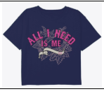 All I Need - Crop Tee