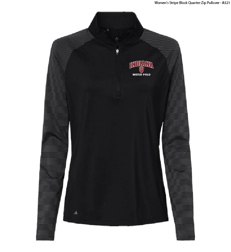 Indiana Women's Adidas 1/4 zip