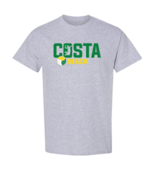 Mira Costa Beach Volleyball 2025 Heather Grey T-Shirt