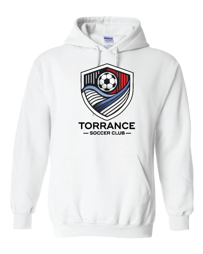 Torrance Soccer Club Adult Hoodie - White