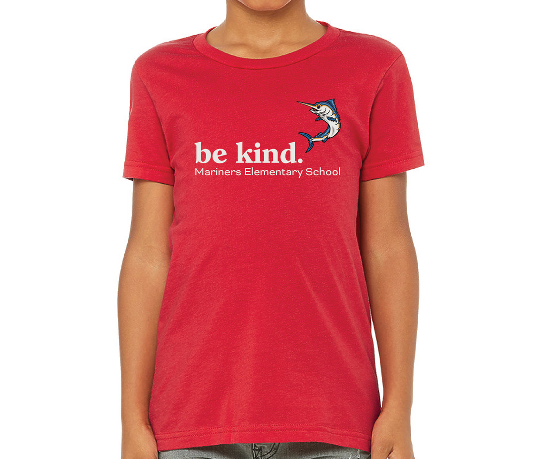 Mariners Foundation Be Kind Red Youth T-Shirt