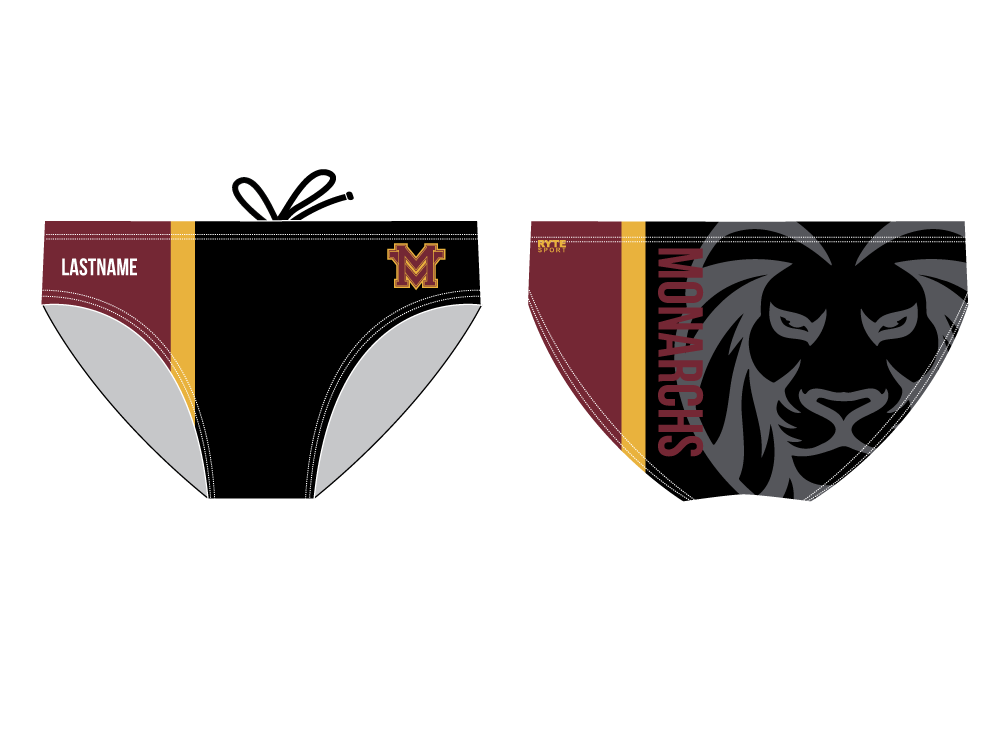 Monte Vista High School Swim 2019 Custom Men's Swim Brief