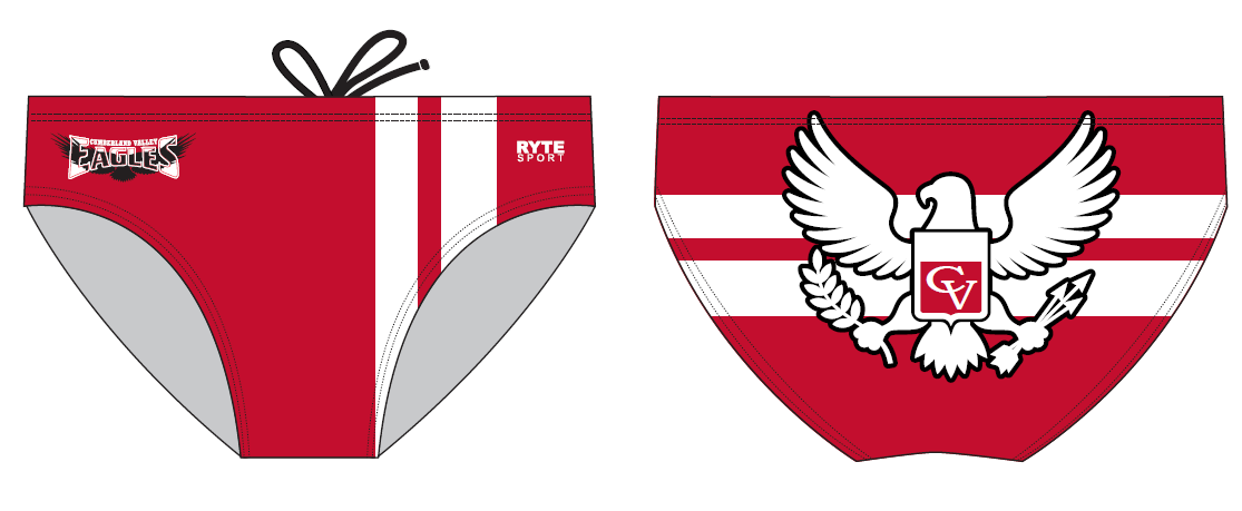 Cumberland Valley High School Custom Men's Water Polo Brief