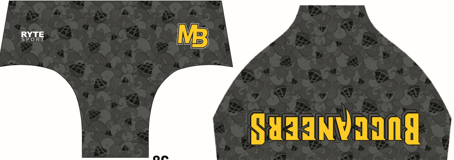 Mission Bay High School Custom Men's Water Polo Brief
