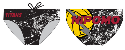 Nipomo High School Water Polo Custom Men's Water Polo Brief