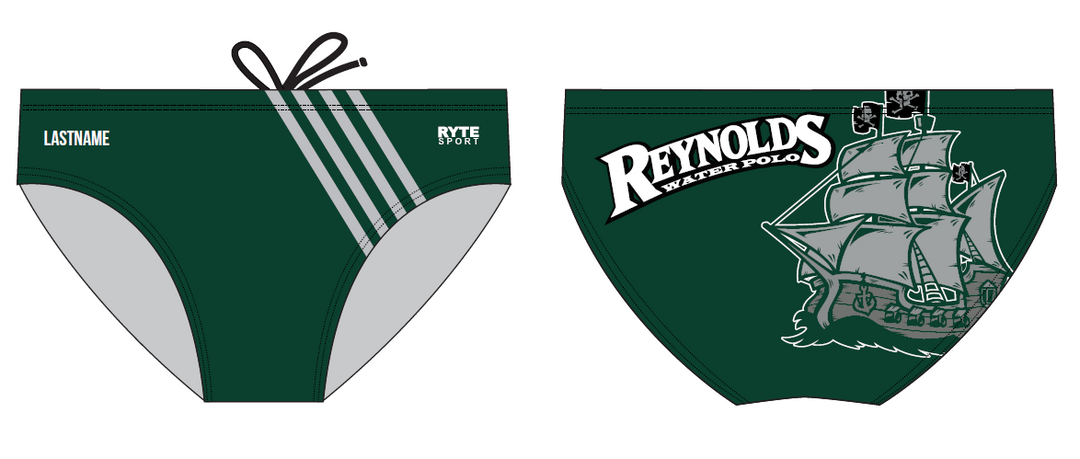 Reynolds Raiders Custom Men's Water Polo Brief