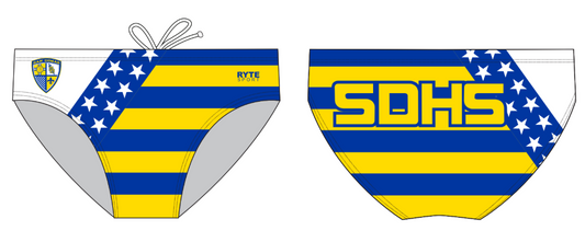 San Dimas High School Custom Men's Water Polo Brief