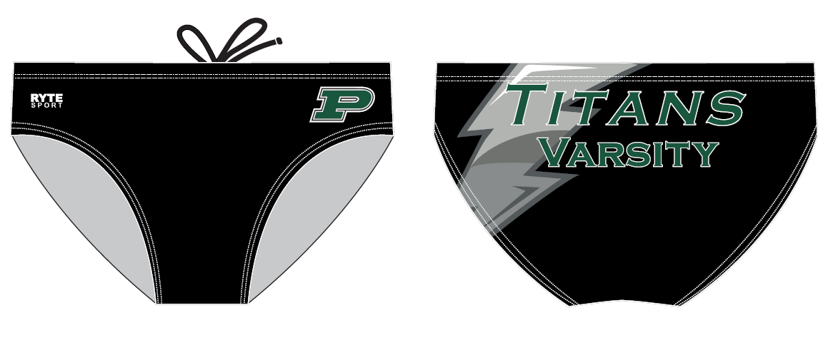 Poway High School 2019 Varsity Swim Team Custom Men's Swim Brief