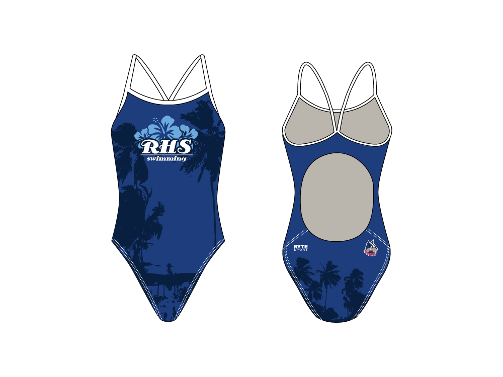 Redlands High School Swim Team Custom Women’s Active Back Thin Strap Swimsuit