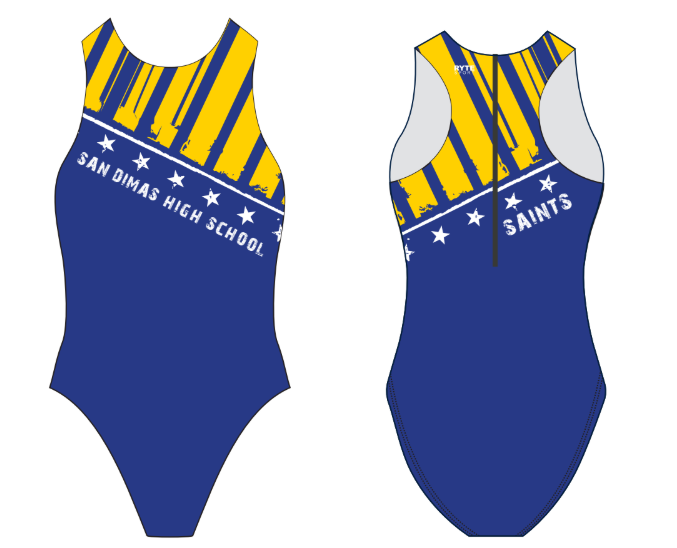 San Dimas High School Custom Girls Water Polo Suit