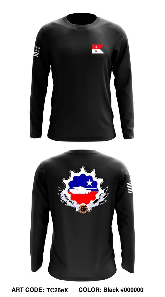 Battle 1-8 CAV Long-Sleeve Performance Shirt - TC26eX
