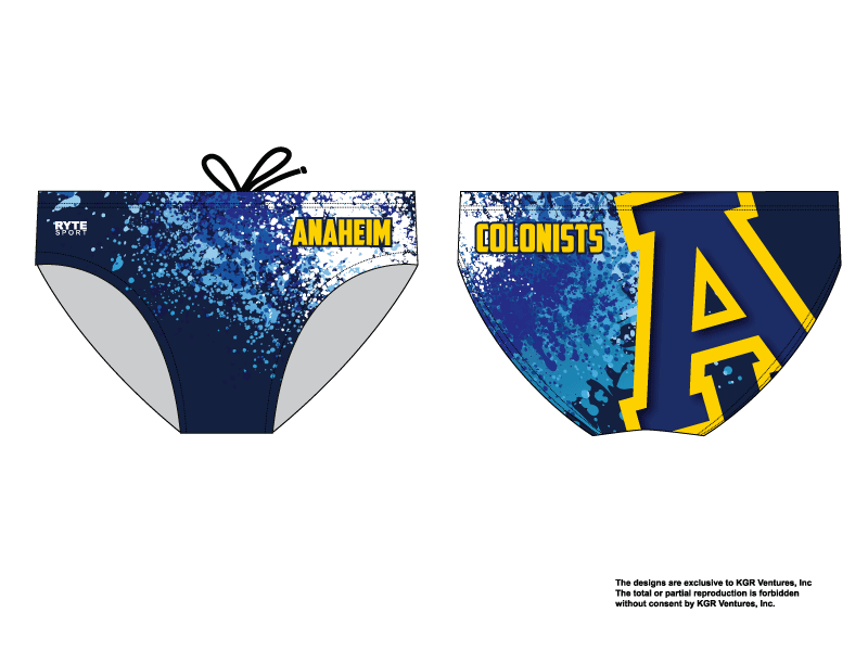 Anaheim High School Swim 2020 Custom Men's Swim Brief