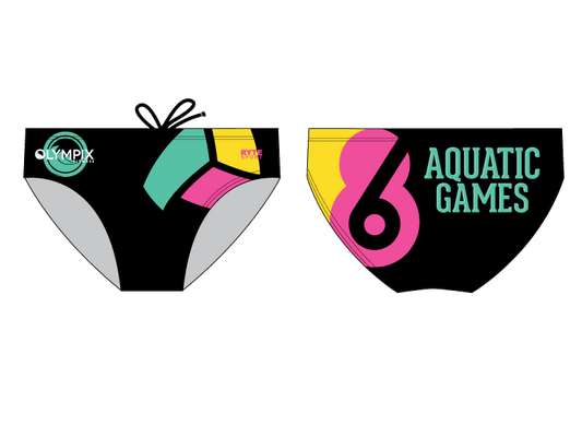 Aquatics Games 2019 Custom Men's Water Polo Brief