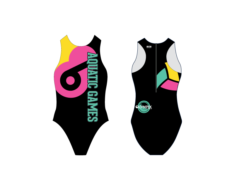Aquatics Games 2019 Custom Women's Water Polo Suit
