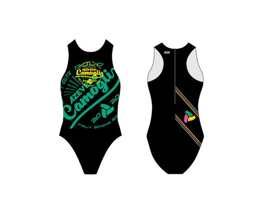 AZEVEDO CAMOGLI 2020 TRAINING CAMP BLACK WOMEN'S WATER POLO SUIT