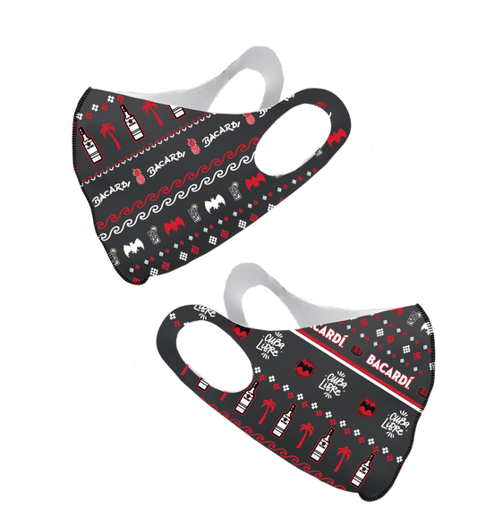 Bacardi Winter Print Olson Face Mask