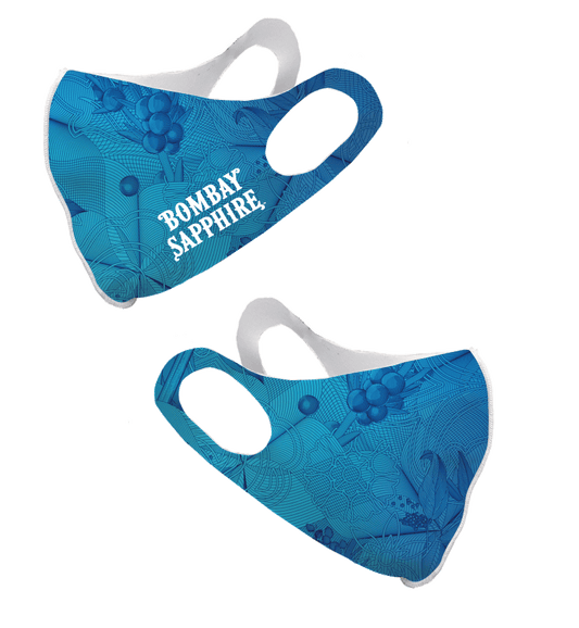 Bombay Blue Olive Olson Face Mask
